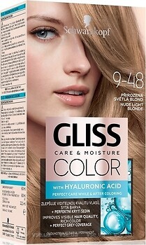 Фото Schwarzkopf Gliss Color 9-48 Nude Light Blonde нюд світло-русявий