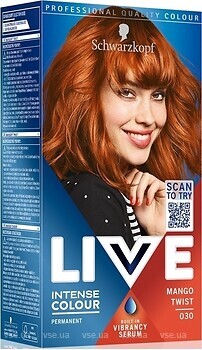 Фото Schwarzkopf Live Intense Colour 030 Mango Twist манго твіст