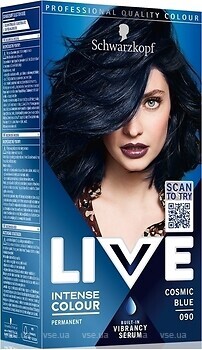 Фото Schwarzkopf Live Intense Colour 090 Cosmic Blue космічний синій