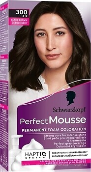 Фото Schwarzkopf Perfect Mousse 300 Black brown чорно-коричневий