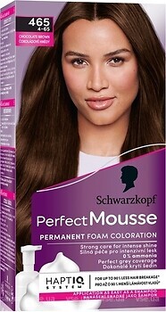 Фото Schwarzkopf Perfect Mousse 465 Chocolate brown шоколадно-коричневий