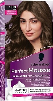 Фото Schwarzkopf Perfect Mousse 500 Medium brown середньо-коричневий