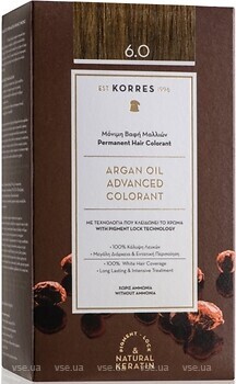 Фото Korres Argan Oil 6.0 Dark Blonde темно-русявий