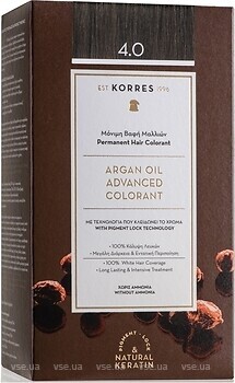 Фото Korres Argan Oil 4.0 Brown коричневий