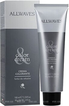 Фото Allwaves Color Cream 1.00 Intense Black насичений чорний