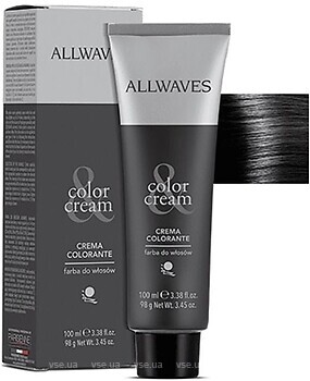 Фото Allwaves Color Cream 1.0 Black чорний