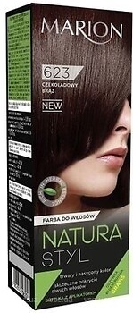 Фото Marion Natura Styl Hair Dye 623 Chocolate Brown шоколадно-коричневий