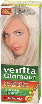 Фото Venita Glamour Colouring Cream 12/1 Platin Blonde платиновий блондин