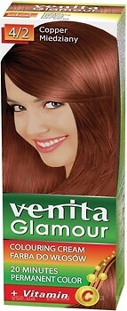 Фото Venita Glamour Colouring Cream 4/2 Copper мідь