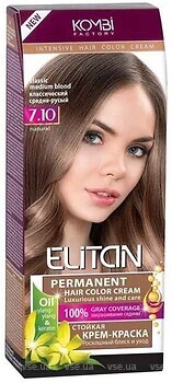 Фото Елітан Intensive Hair Color 7.10 класичний середньо-русявий