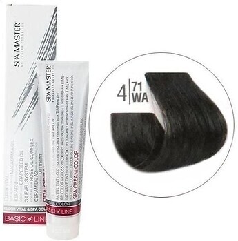 Фото Spa Master Basic Line Hair Color 4/71WA холодний коричневий шатен