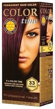 Фото Color Time Permanent Hair Color 33 Баклажан