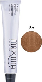 Фото Maxima Professional Colors Hair Colouring Cream 8.4 мідний світлий блондин