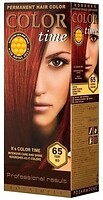 Фото Color Time Permanent Hair Color 65 Вогненно-червоний