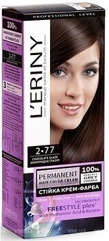 Фото L'ERINY Permanent Hair Color Cream 2.77 шоколадная глазурь