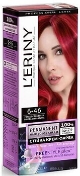 Фото L'ERINY Permanent Hair Color Cream 6.46 лісова журавлина