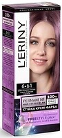 Фото L'ERINY Permanent Hair Color Cream 6.61 темно-пудровий півонія