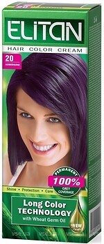 Фото Kombi Elitan Hair Color Cream 20 баклажан