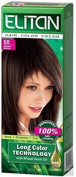 Фото Kombi Elitan Hair Color Cream 50 темно-русявий