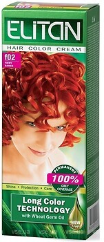 Фото Kombi Elitan Hair Color Cream F-02 вогненний танець