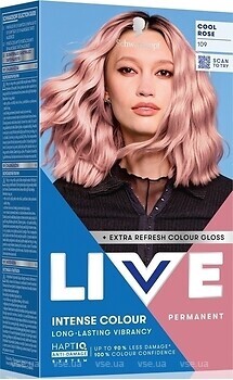 Фото Schwarzkopf Live Intense Colour 109 Cool Rose холодна Троянда
