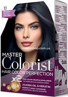 Фото Master Colorist Hair Color Perfection 1.1 Blue Black синьо-чорний