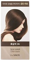 Фото The Saem Silk Hair Color Cream Gray Hair Cover 3N Brown Black коричнево-чорний