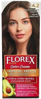 Фото Florex Super Кератін 4.2 оксамитовий каштан
