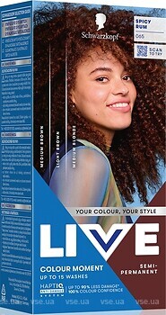 Фото Schwarzkopf Live Intense Colour 065 Spicy Rum пряний ром