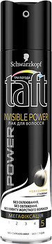 Фото Taft Invisible Power лак Невидима фіксація 250 мл