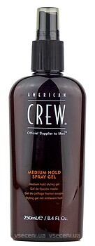 Фото American Crew Medium Hold Spray Gel нормальної фіксації 250 мл