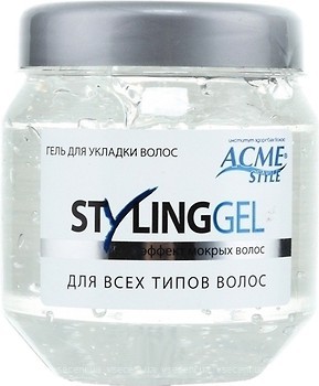 Фото Acme Style Styling Gel для ефекту мокрого волосся 250 мл