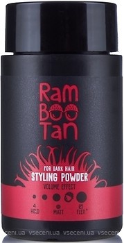 Фото Rambootan Styling Powder для укладання темного волосся з матовим ефектом 10 г