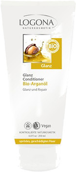 Фото Logona Bio-ArganOil Блиск і Відновлення для пошкодженого волосся з аргановим маслом 200 мл