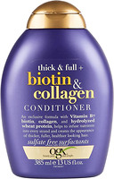 Фото OGX Biotin&Collagen Thick&Full з біотином і колагеном 385 мл