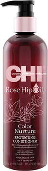 Фото CHI Rose Hip Oil Color Nurture Protecting для захисту кольору 340 мл