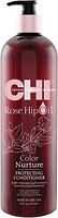 Фото CHI Rose Hip Oil Color Nurture Protecting для захисту кольору 739 мл