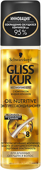 Фото Gliss Kur Oil Nutritive Hair Repair против сечения волос 200 мл