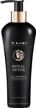 Фото T-Lab Professional Royal Detox Duo Treatment для глибокої детоксикації шкіри голови 250 мл