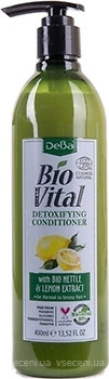 Фото DeBa Bio Vital Detoxifyng з екстрактом кропиви і лимона 400 мл