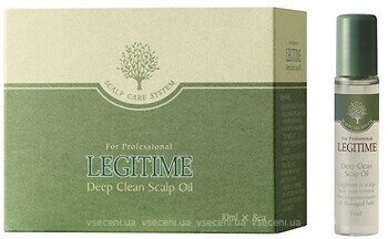 Фото Welcos Legitime Deep Clean Scalp Oil для глибокого очищення шкіри голови 80 мл