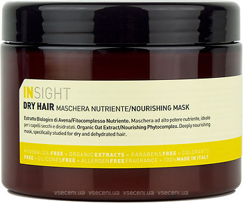 Фото Insight Dry Hair Nourishing Mask 500 мл