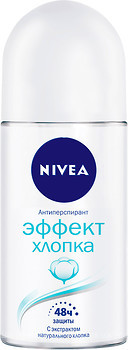 Фото Nivea Ефект бавовни дезодорант-кульковий 50 мл (84473)