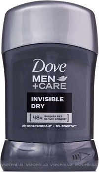 Фото Dove Men+Care Invisible Dry Екстразахист і догляд антиперспірант-стік 50 мл