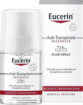Фото Eucerin Intensive Pump Spray 72h антиперспірант-спрей 30 мл