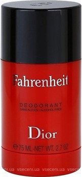 Фото Dior Fahrenheit парфюмированный дезодорант-стик 75 мл