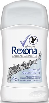 Фото Rexona Crystal Clear Diamond антиперспірант-стік 40 мл