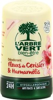 Фото L'Arbre Vert дезодорант-роликовий з екстрактами квітів вишні і гамамелісу 50 мл