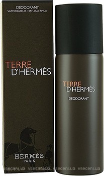 Фото Hermes Terre D'Hermes Man парфумований дезодорант-спрей 150 мл