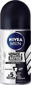 Фото Nivea Man Original Невидимий чорне і біле антиперспірант-роликовий 50 мл